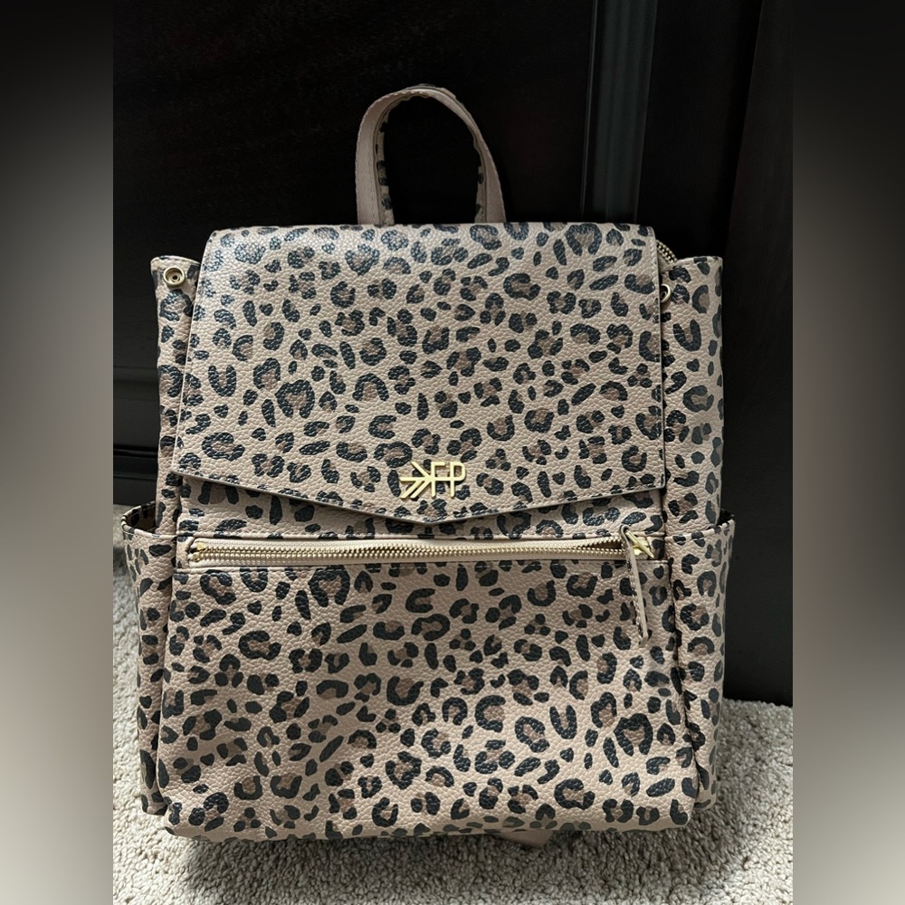 Freshly Picked mini backpack in leopard print